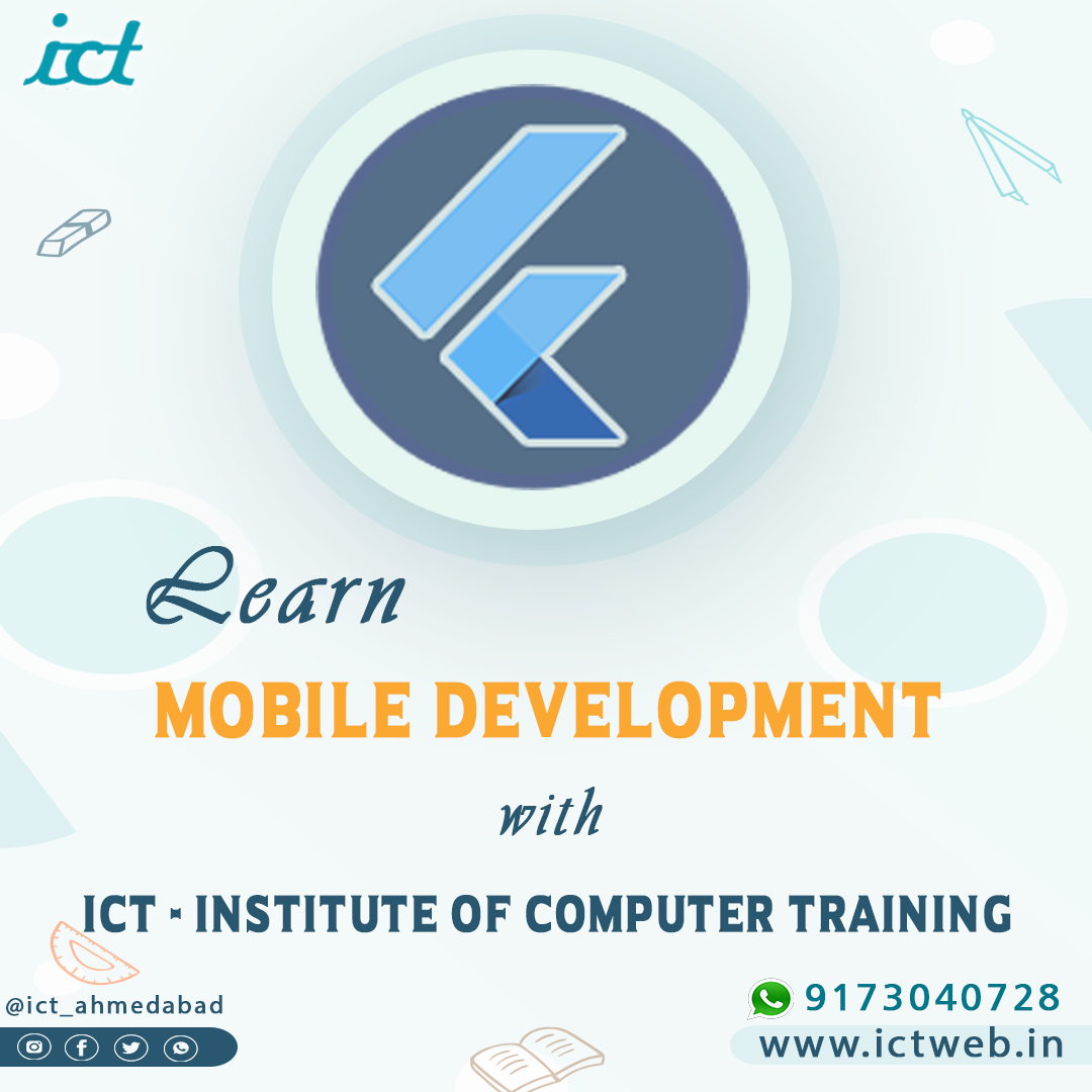 Mobile app development Course in bopal Ahmedabad by ICT